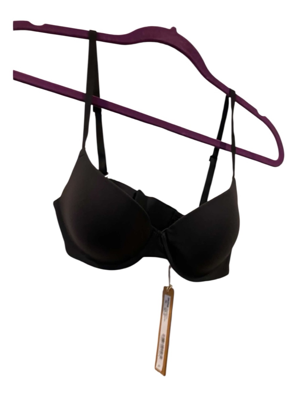 NWT Skims Fits Everybody T-Shirt Bra ONYX Size: 32B